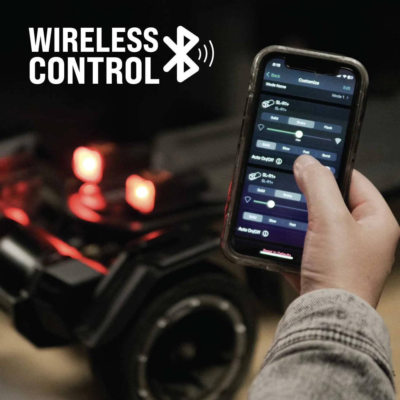 Shredlights bluetooth SL-R1  REAR SINGLE PACK (THE NEWEST MODEL)